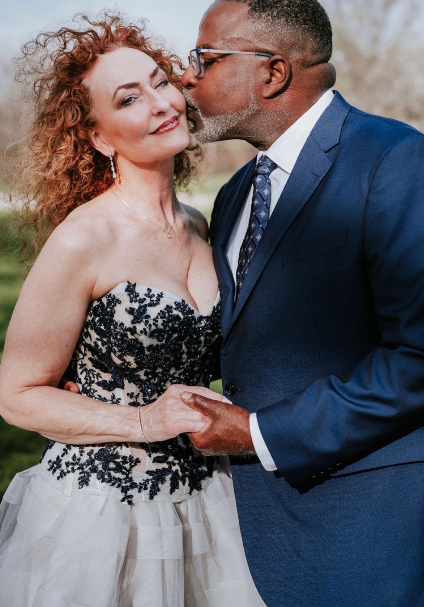 Margo West Bridal Couture bride in custom-fitted couture gown, Dallas TX