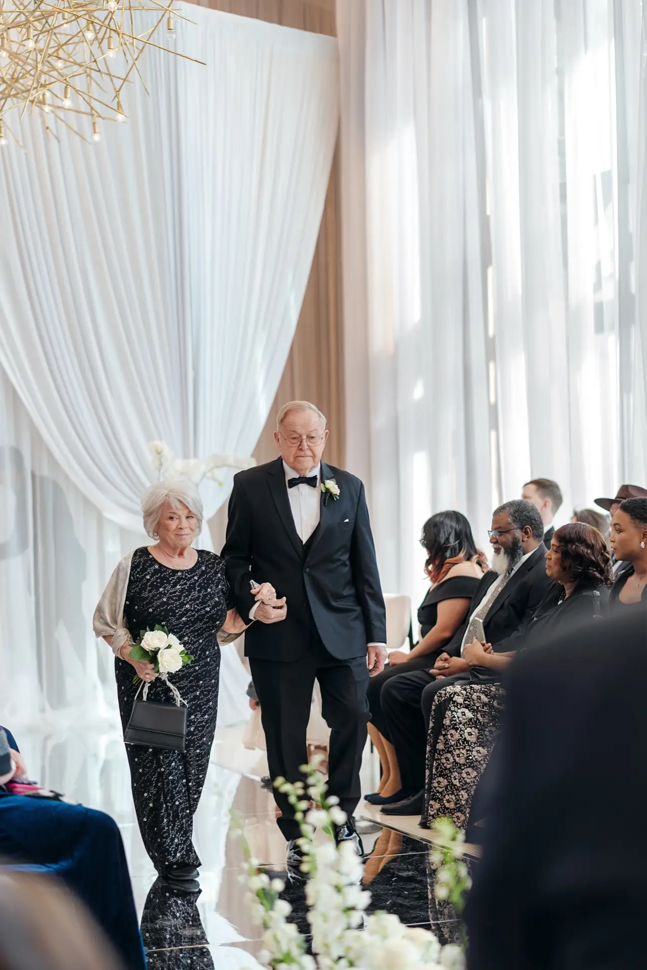 Illusion sleeves added to a wedding gown by Margo West Bridal Couture, Dallas TX